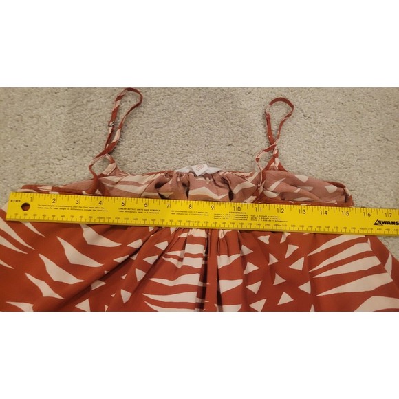 Sun & Shadow Shark Bite Tank With Adjustable Straps Size XSmall Orange white - Picture 6 of 7